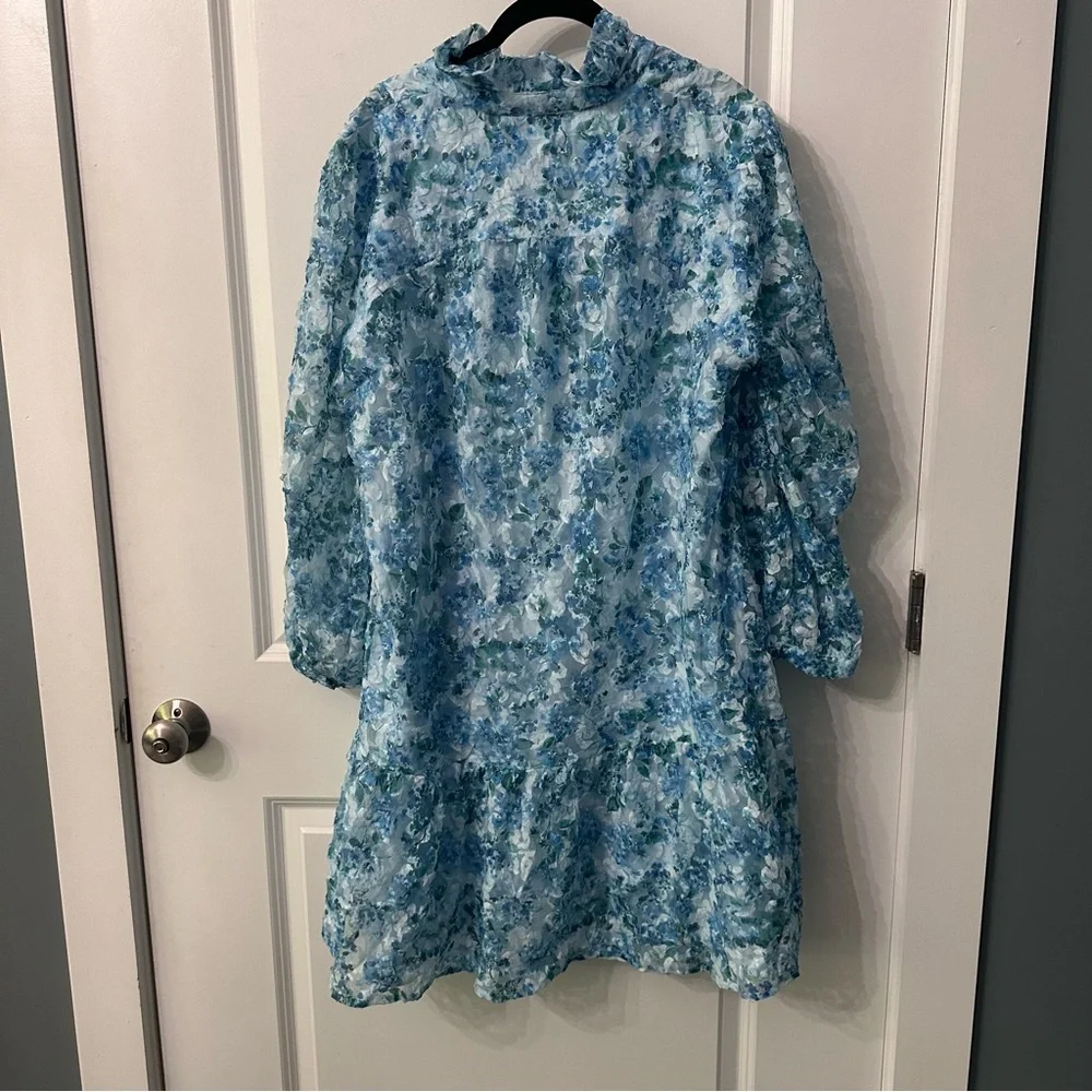 TUCKERNUCK Water's Edge Hydrangea Organza Palmerston Dress - Picture 12 of 15